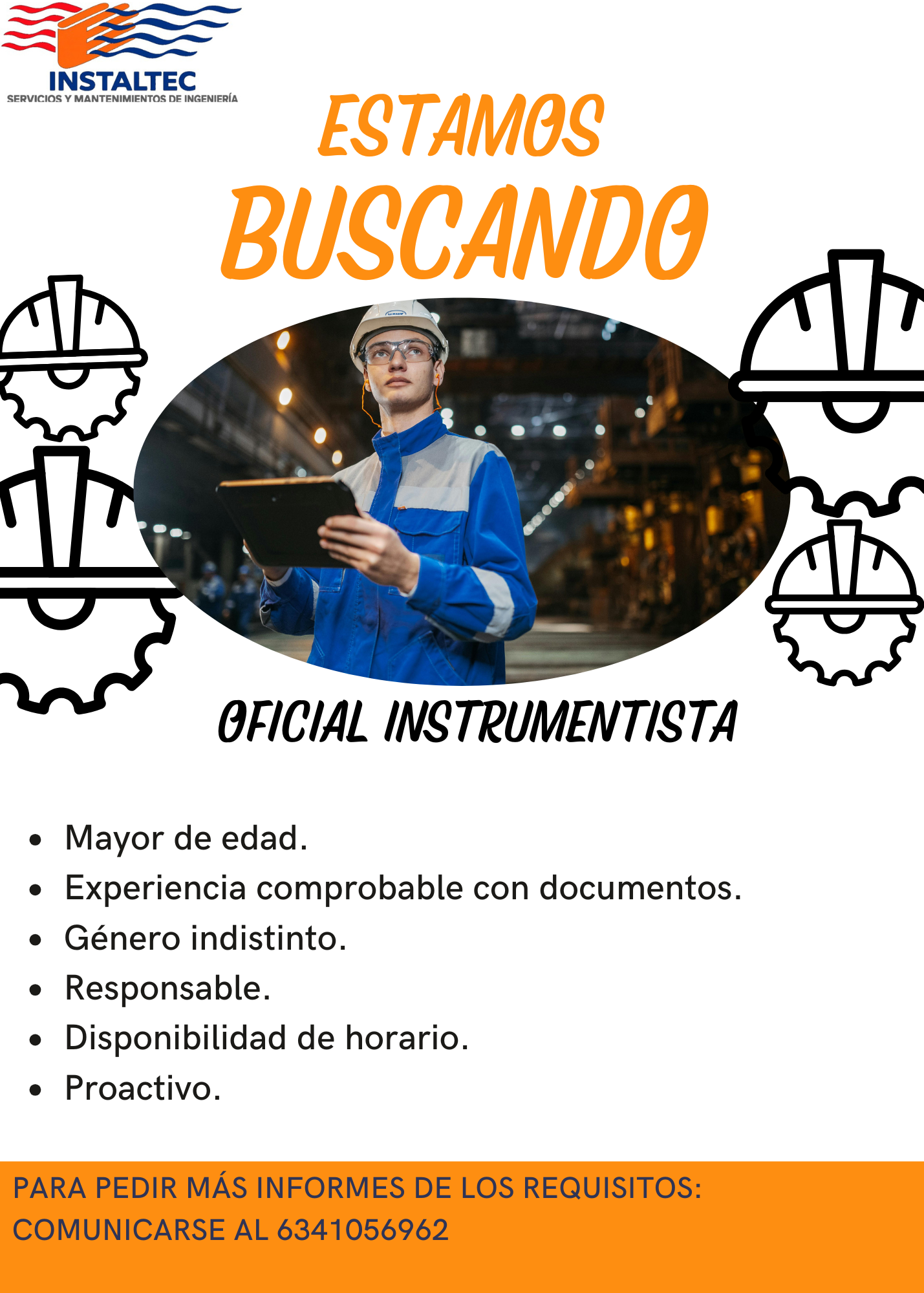 Vacante Oficial Instrumentista